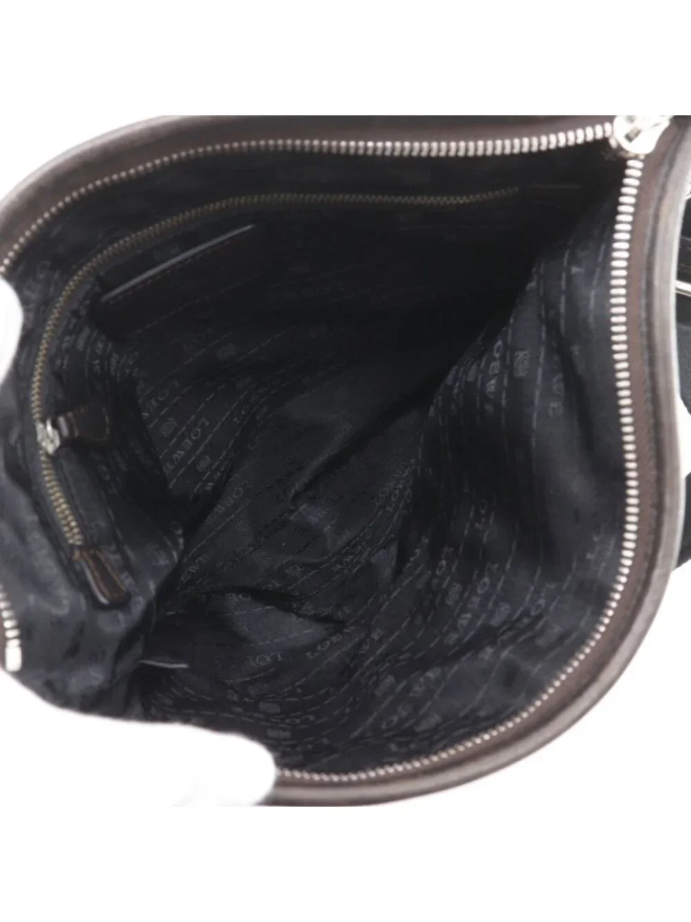 Loewe Anagram Leather Black Shoulder Bag